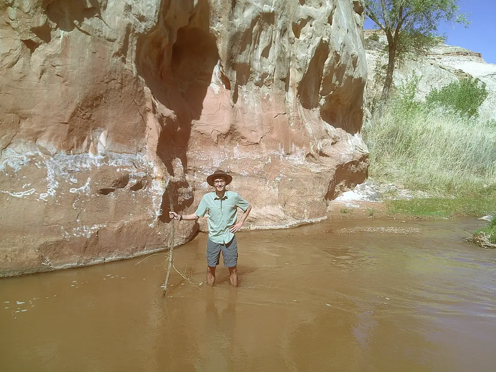 Me in the Fremont River