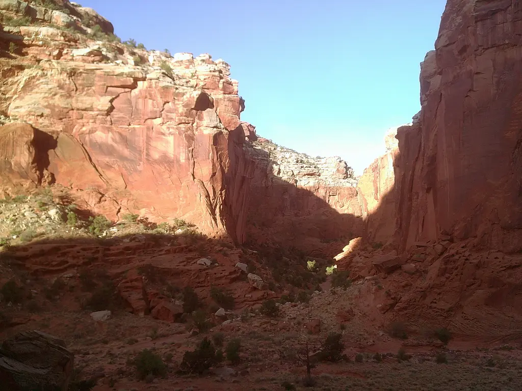Where we camped in spring canyon